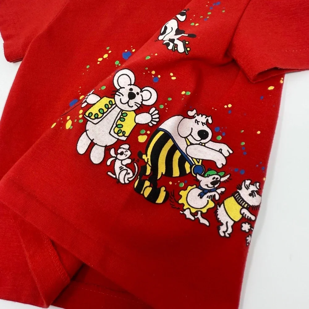 Vintage OshKosh Baby B'gosh circus animals T-Shirt Size 24 Months Made‎ In USA